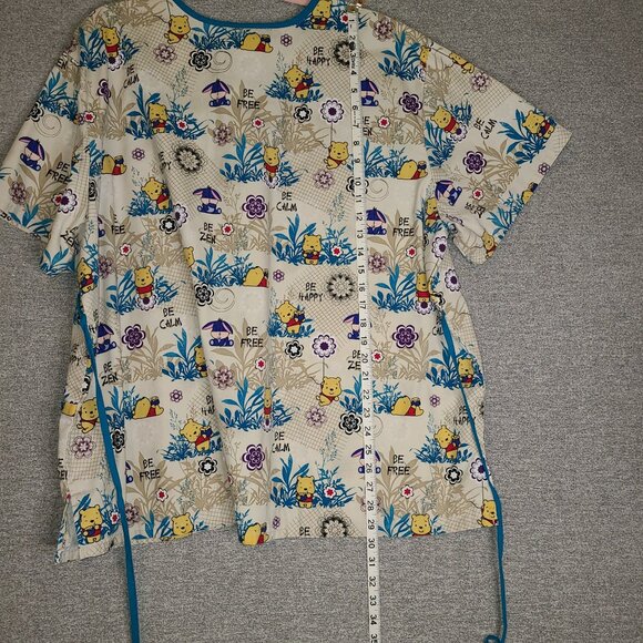 DISNEY BABY Pooh and Eeyore Scrub Top Size 3X - Picture 4 of 6